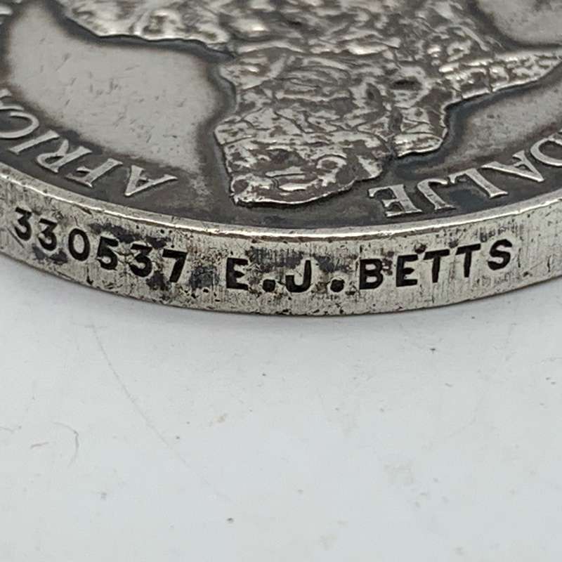 WW2 - Group of Six Medals - incl. Pacific & Atlantic Stars (E.J. Betts)
