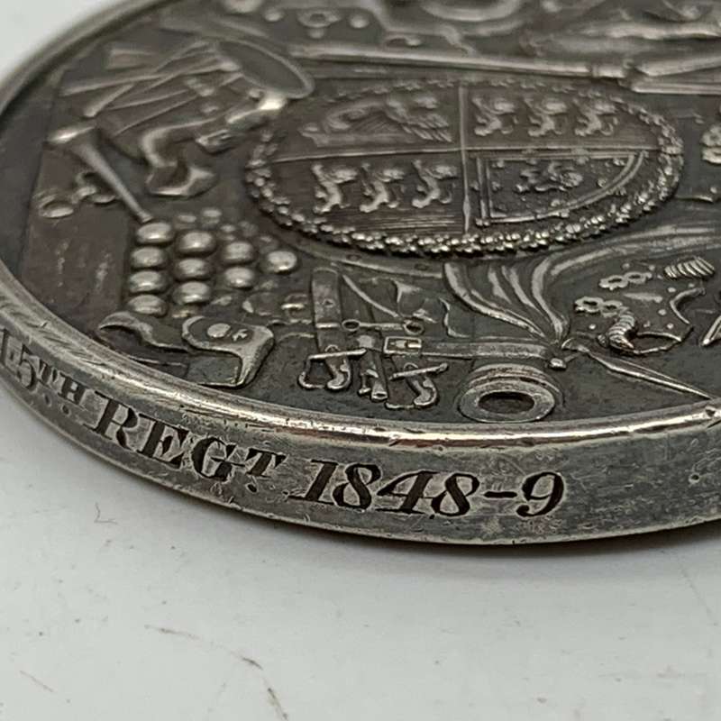Victorian Army '45th Foot Reg.' L.S. & G.C. Medal (1848-9)
