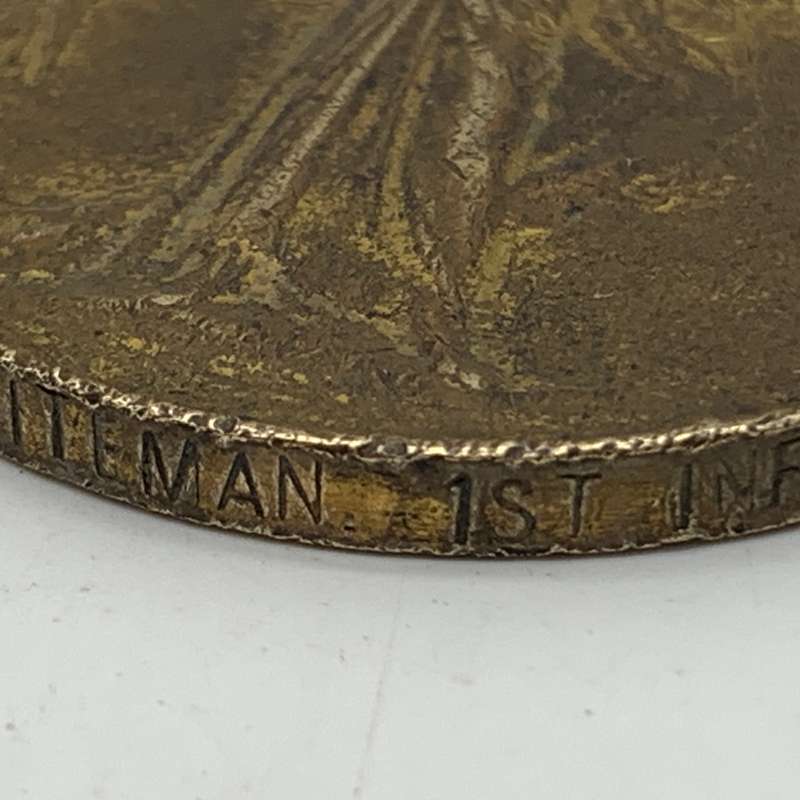 South Africa - WW1 Medal Pair to 'PTE. F.J. Whiteman' (1ST Infantry)