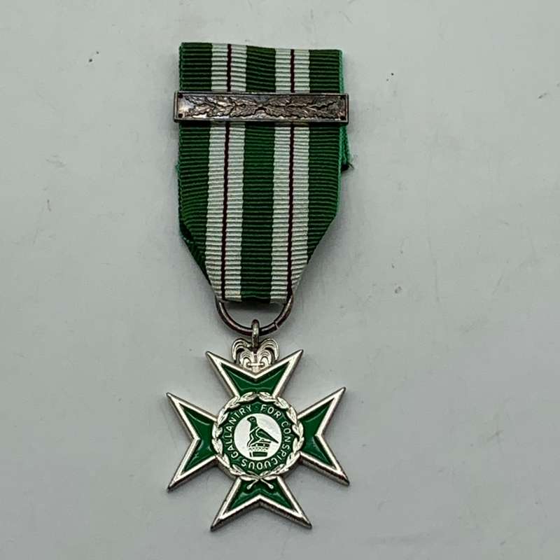 Rhodesia  'Prison Cross for Gallantry' Medal