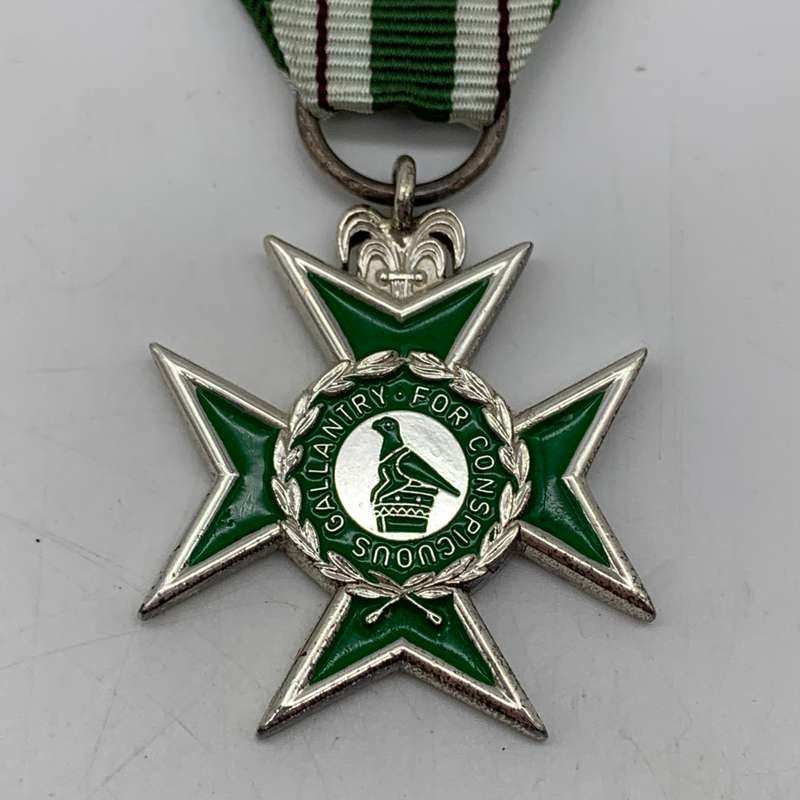 Rhodesia  'Prison Cross for Gallantry' Medal