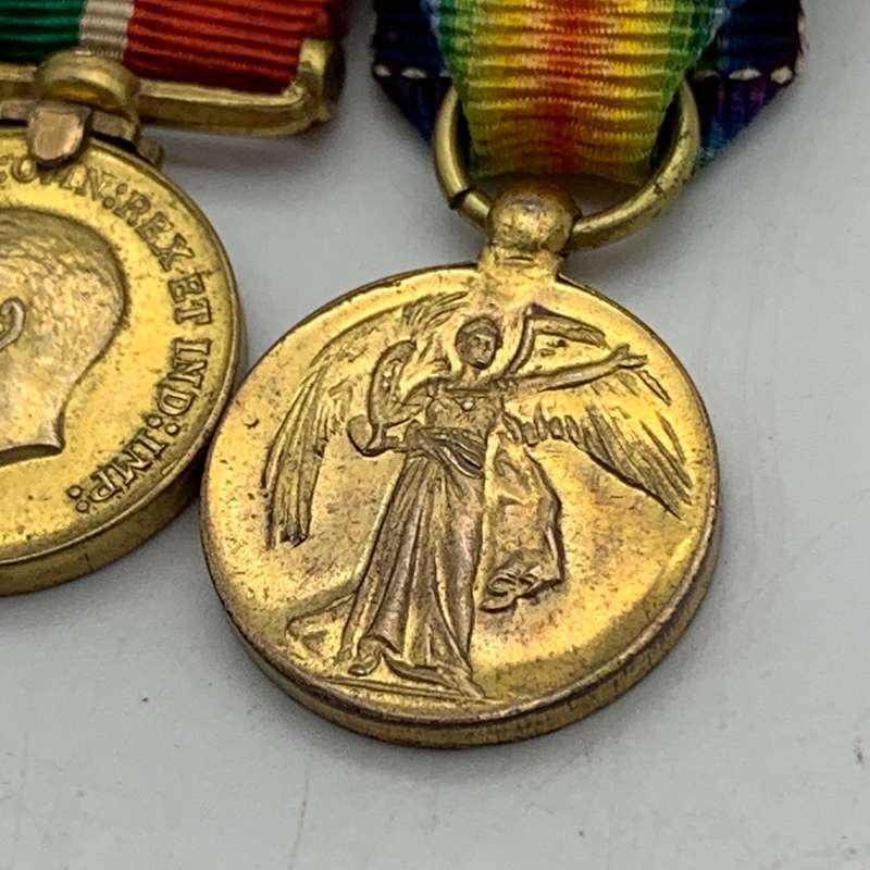 WW1 - Miniature 'Mercantile Marine' War Medal Group