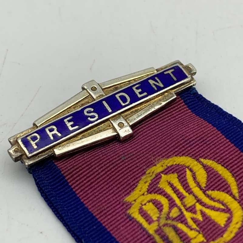 Rhodesia - Silver & Enamel 1967 'R.A.O.B.' Medal (R.H. Mills)