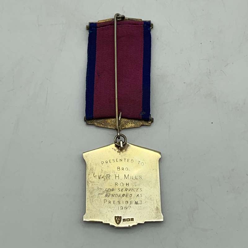 Rhodesia - Silver & Enamel 1967 'R.A.O.B.' Medal (R.H. Mills)