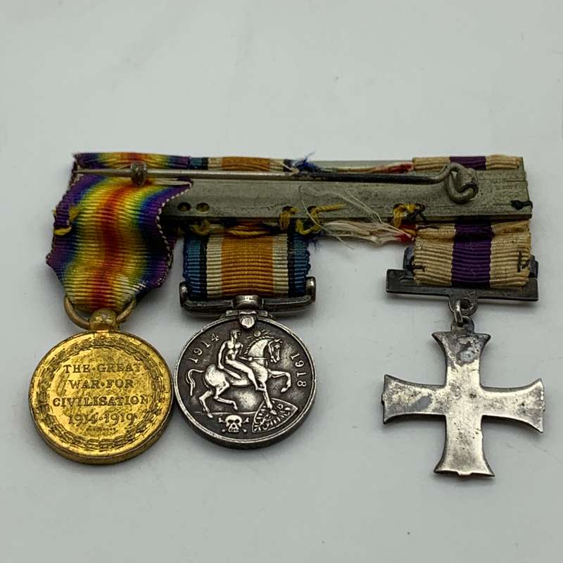 WW1 - 'Military Cross & Bar' Miniature Medal Group
