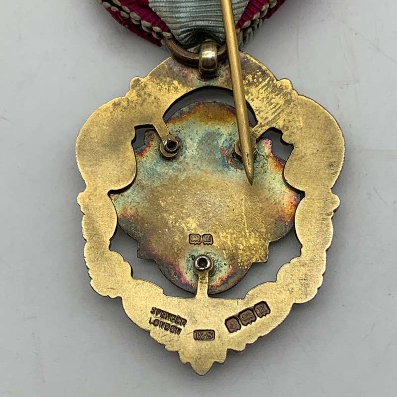 Rhodesia - Silver & Enamel 'Victoria Falls' Masonic Medal (1932)