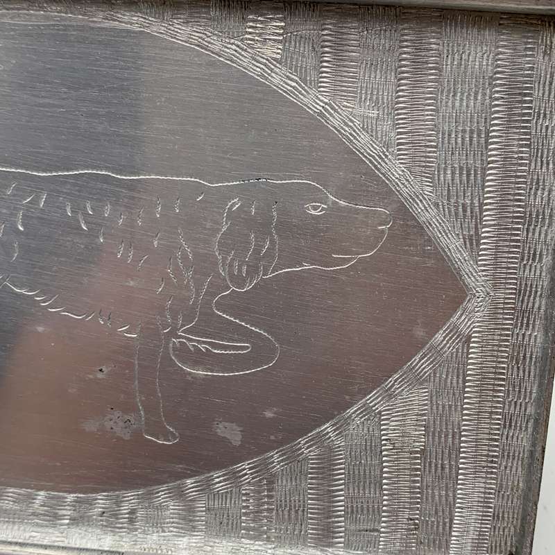 WW2 - Aluminium 'Trench Art/POW' Cigarette Case