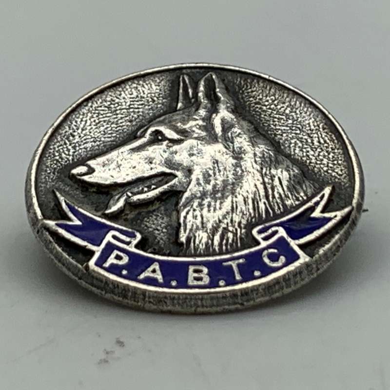 Vintage 'Alsatian Club' Enamel Badge (P.A.B.T.C.)