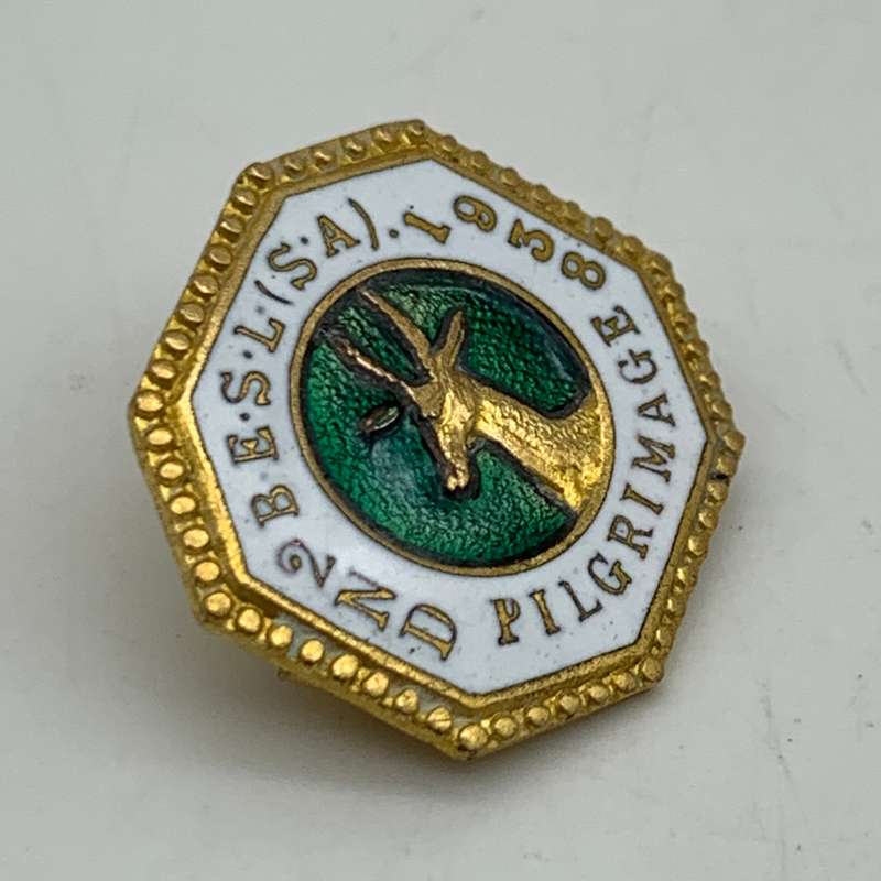 1939 'British Empire Service League' S.A. Pilgrimage Enamel Badge