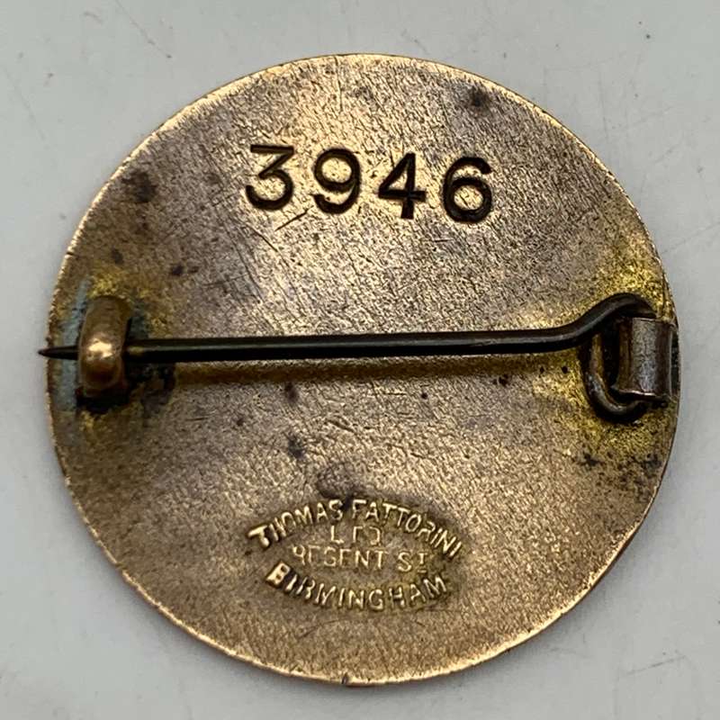 1940's 'British Overseas Airways Corp' Enamel Badge (Numbered)