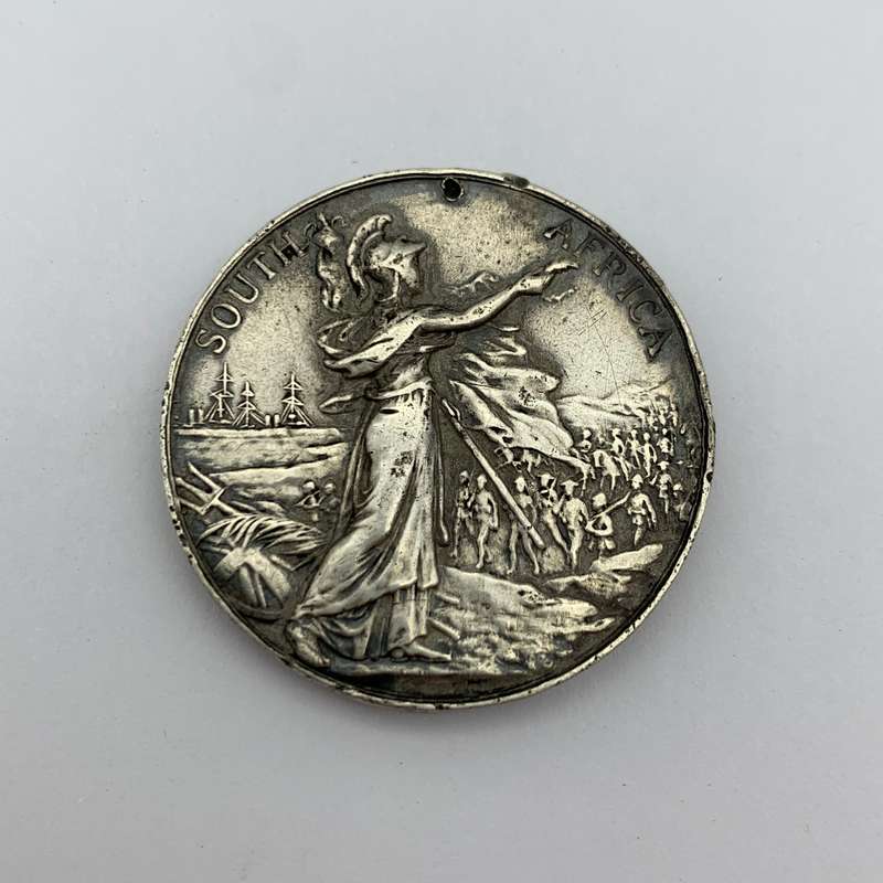 Boer War  Q.S.A. Medal (Ex - Brooch)