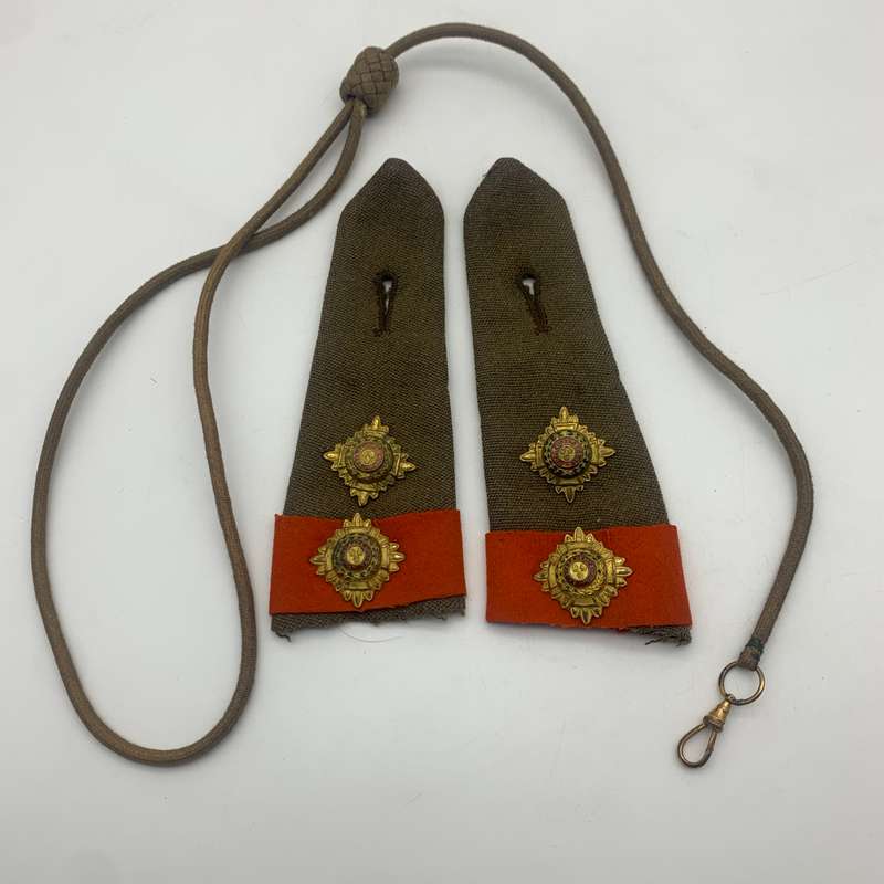 WW2  SA Army Officers Epaulettes & Pistol Lanyard