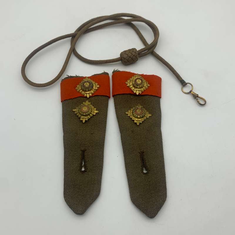WW2  SA Army Officers Epaulettes & Pistol Lanyard