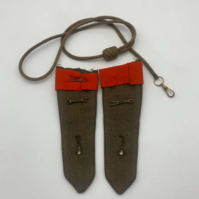 WW2  SA Army Officers Epaulettes & Pistol Lanyard