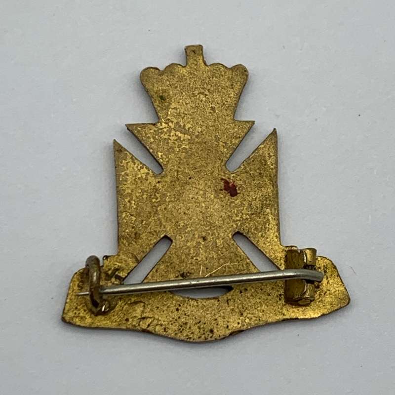 British  'Wiltshire Regiment' Brass & Enamel Sweetheart Brooch