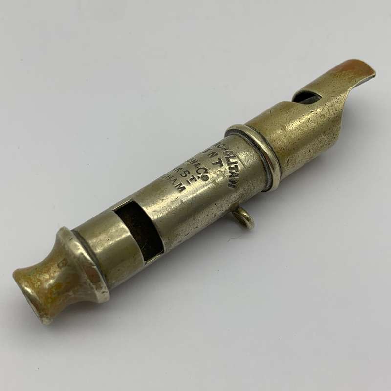 Rare Antique 'Double Ended' Combination Whistle (J. Hudson  13 Barr St.)