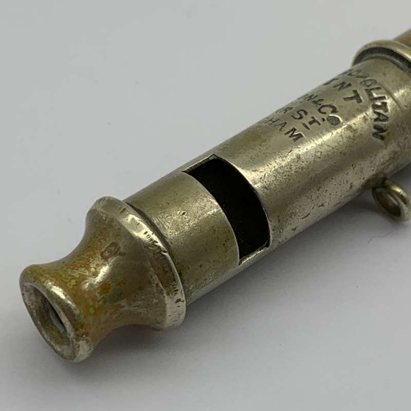 Rare Antique 'Double Ended' Combination Whistle (J. Hudson  13 Barr St.)