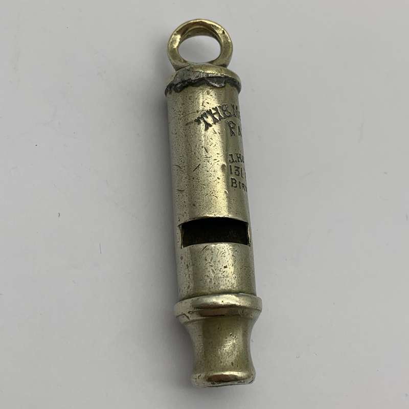 Scarce Victorian 'The Metropolitan' Whistle (J. Hudson  131 Barr St.)