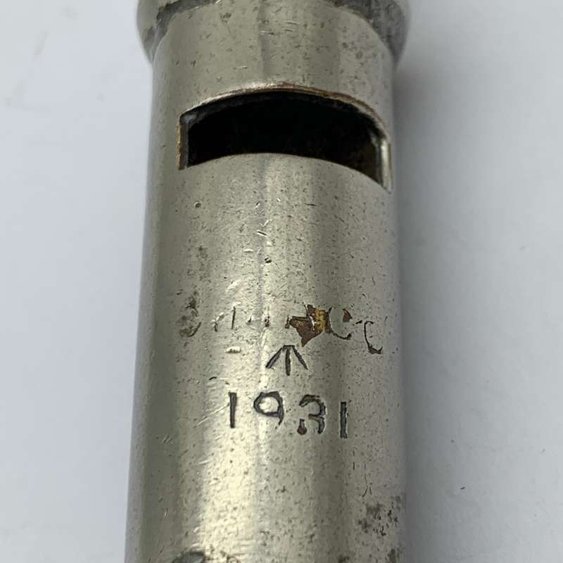 Pre WW2  '1931' Military Issue Whistle with Strap