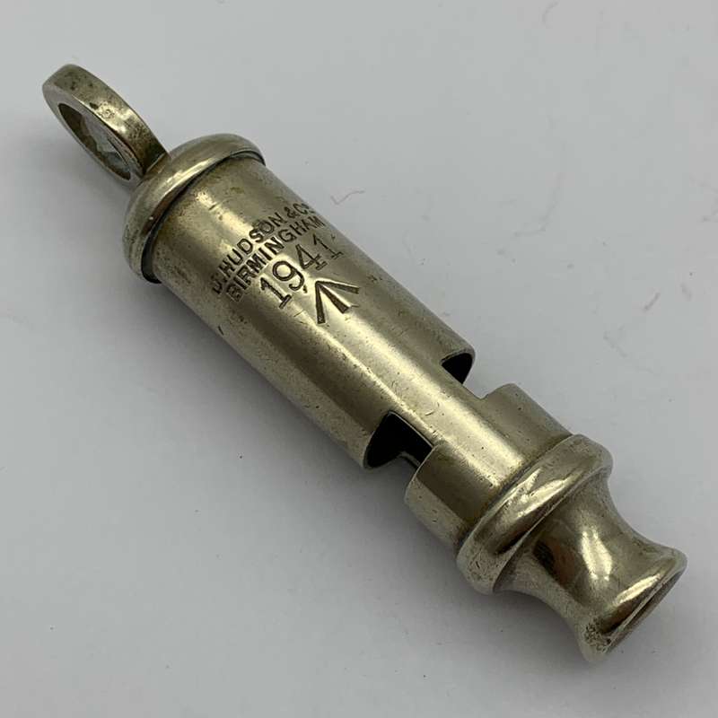 WW2 - Vintage 'J. Hudson 1941' Whistle