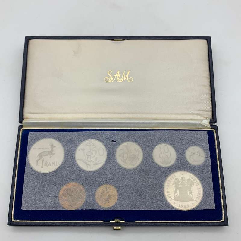 Cased S.A. '1989' Short Proof Set (SA Mint)
