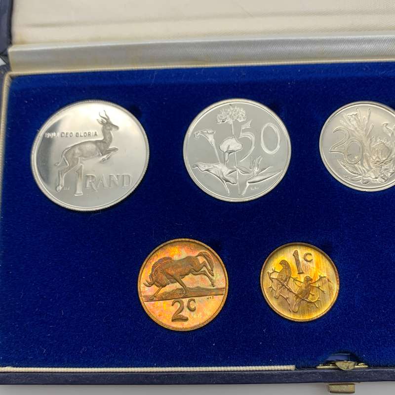 Cased S.A. '1989' Short Proof Set (SA Mint)