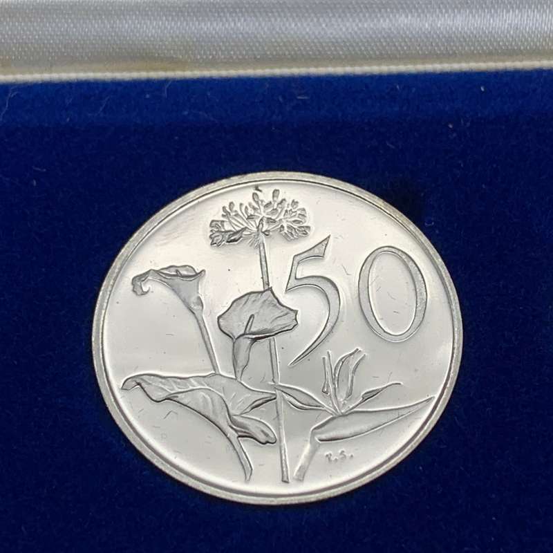 Cased S.A. '1989' Short Proof Set (SA Mint)