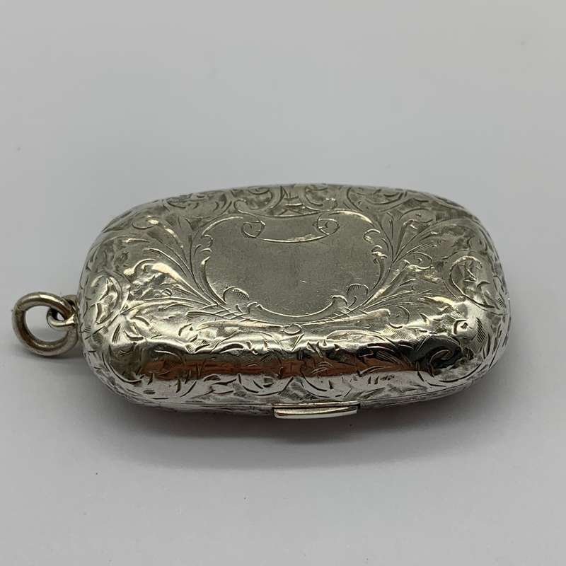 Solid Silver Victorian Double Sovereign Case/Locket (21g)