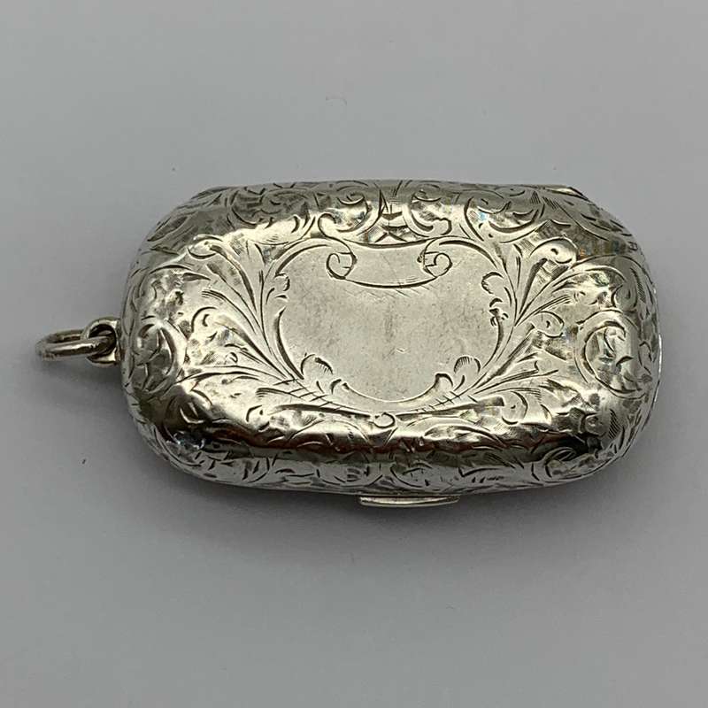 Solid Silver Victorian Double Sovereign Case/Locket (21g)