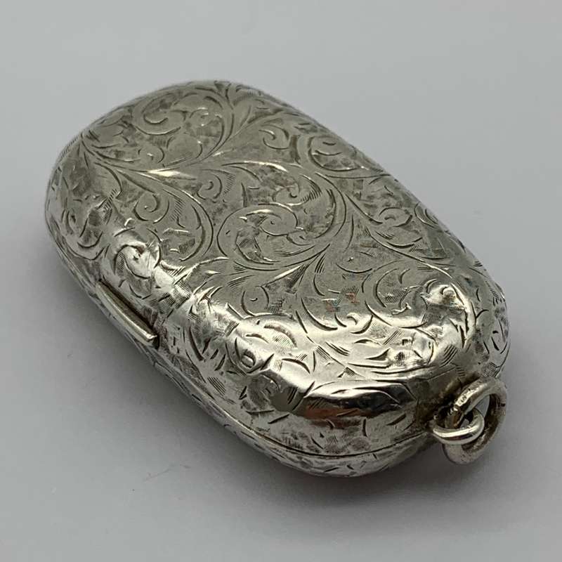 Solid Silver Victorian Double Sovereign Case/Locket (21g)