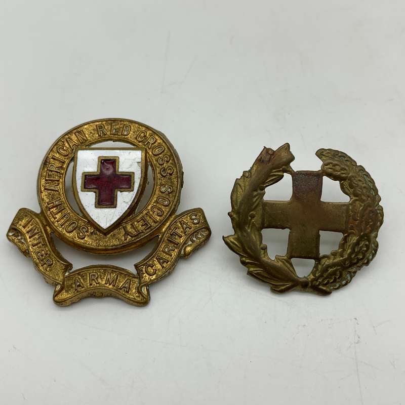 S. Africa- WW2 & Red Cross Medal Pair to 'W.H. Watson' (Incl. Badges)