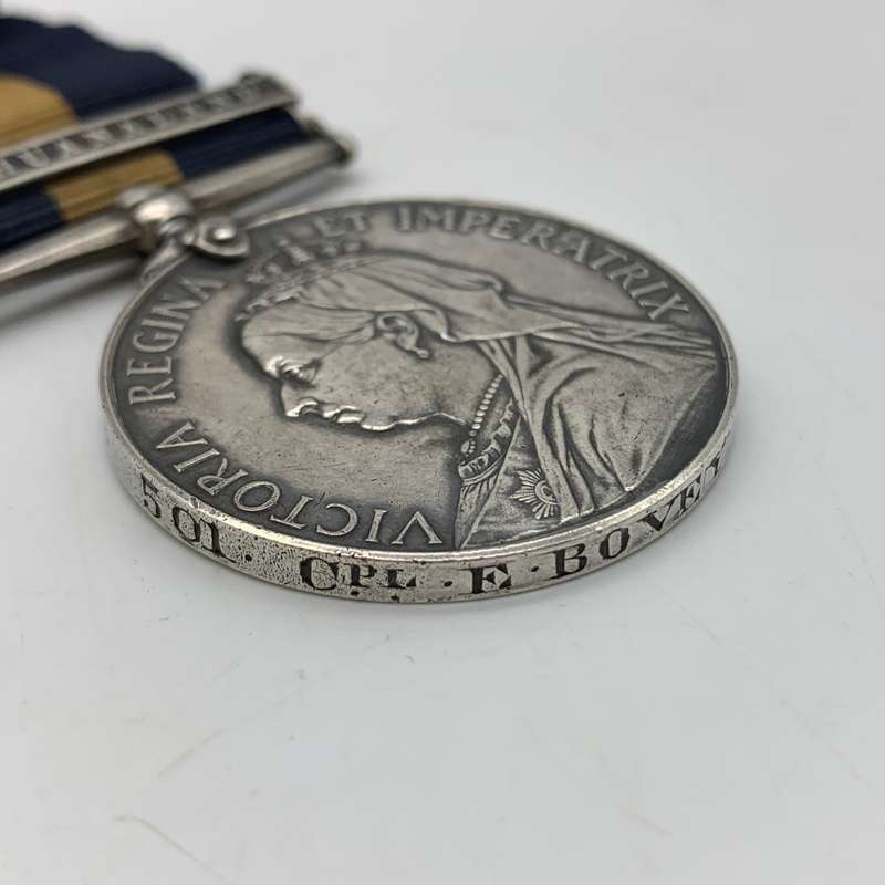 Cape of Good Hope Medal  'CPL. E. Bovey' (C. Police  1896/7)