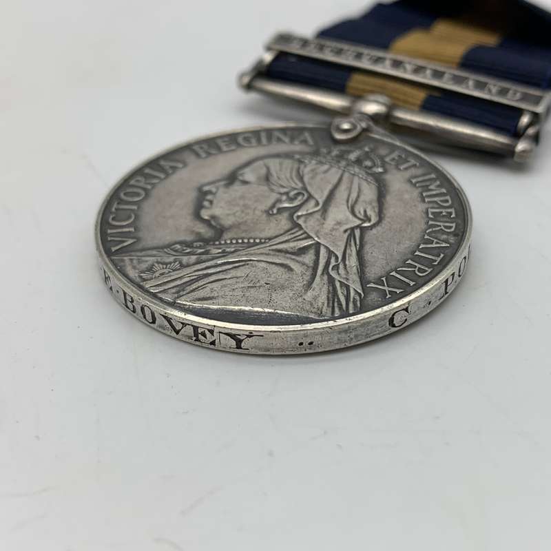 Cape of Good Hope Medal  'CPL. E. Bovey' (C. Police  1896/7)