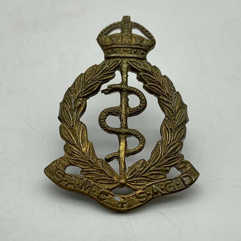 WW2  'South African Medical Corps' Cap Badge