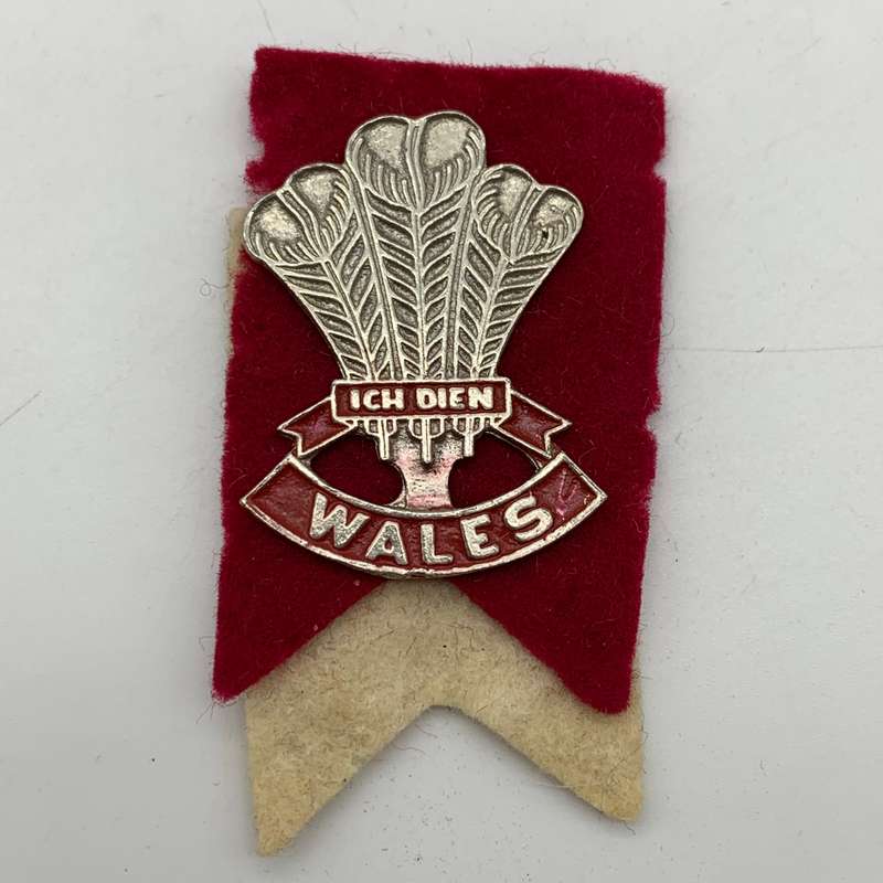 Vintage 'Wales' Sport Supporters Pin Badge