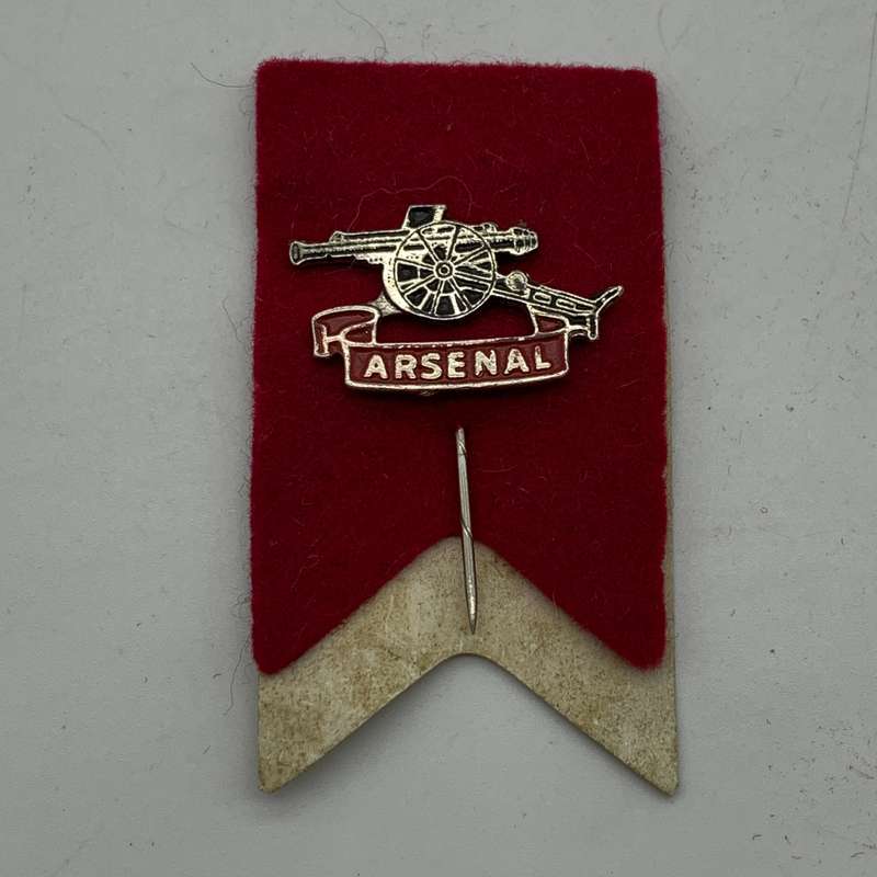 Vintage 'Arsenal' Soccer Supporters Pin Badge