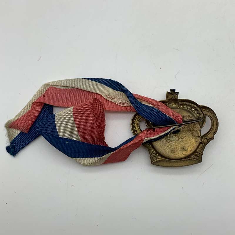 Antique 'Edward VII & Queen Alexandra' Souvenir Pin