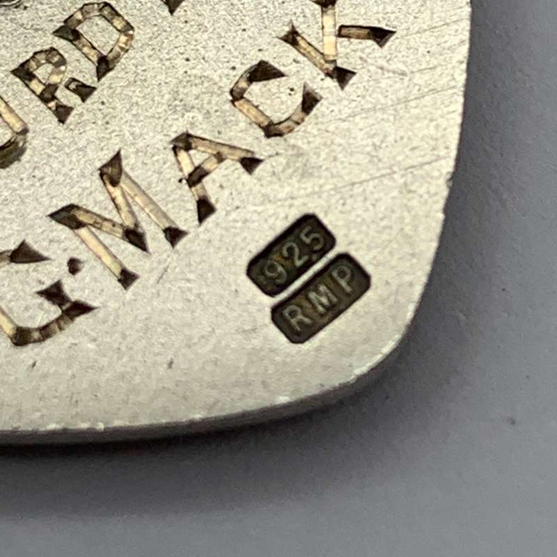 1920's Silver & Gold 'Durban Football Ass.' Fob Pendant (Stamford Hill  G. Mack)