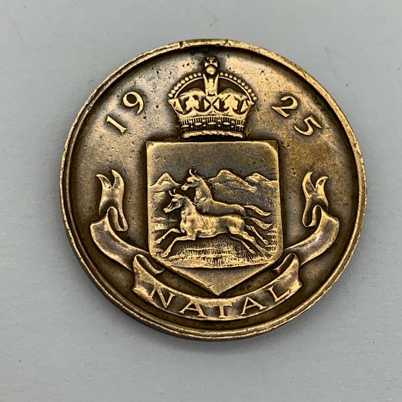 Antique 'Natal 1925 Prince of Wales' Medallion