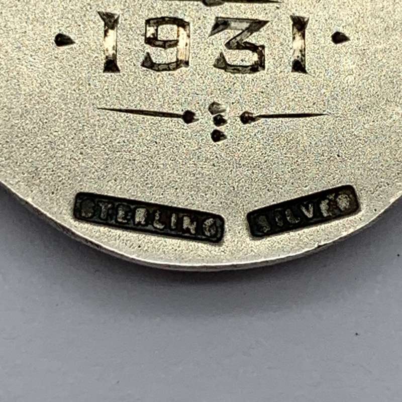 1930's Silver & Gold 'M.D.F.A.  Five A Side' Soccer Fob Pendant (Kokstad Celtic  A. Gibson)