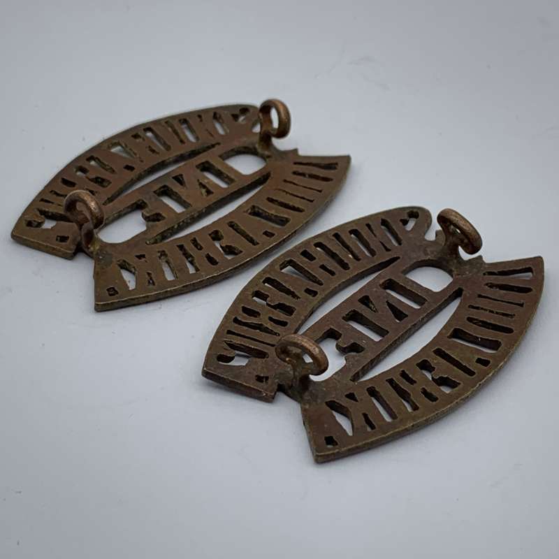 WW1  Pair '1ST South African Infantry Brigade' Shoulder Titles (1915-1919)
