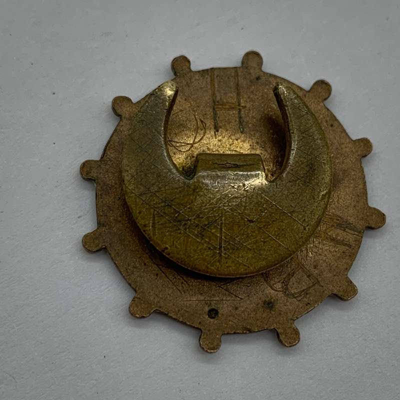 Early 'Locomotive Enginemen & Firemen  Mutual Aid Society' Enamelled Badge