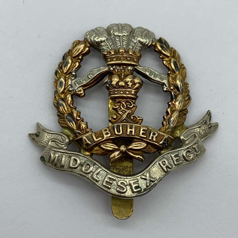 British  Early 'Middlesex Regiment' Cap Badge