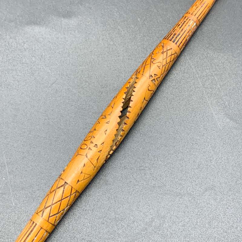 Boer War  P.O.W. 'St Helena 1901' Wooden Dip Pen (H.S. Steenvaart)