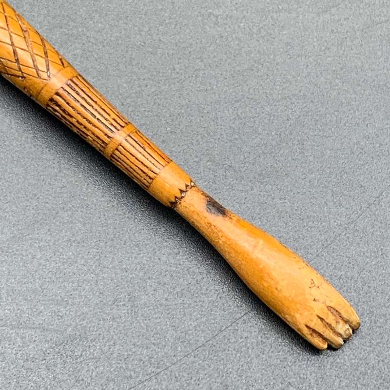 Boer War  P.O.W. 'St Helena 1901' Wooden Dip Pen (H.S. Steenvaart)