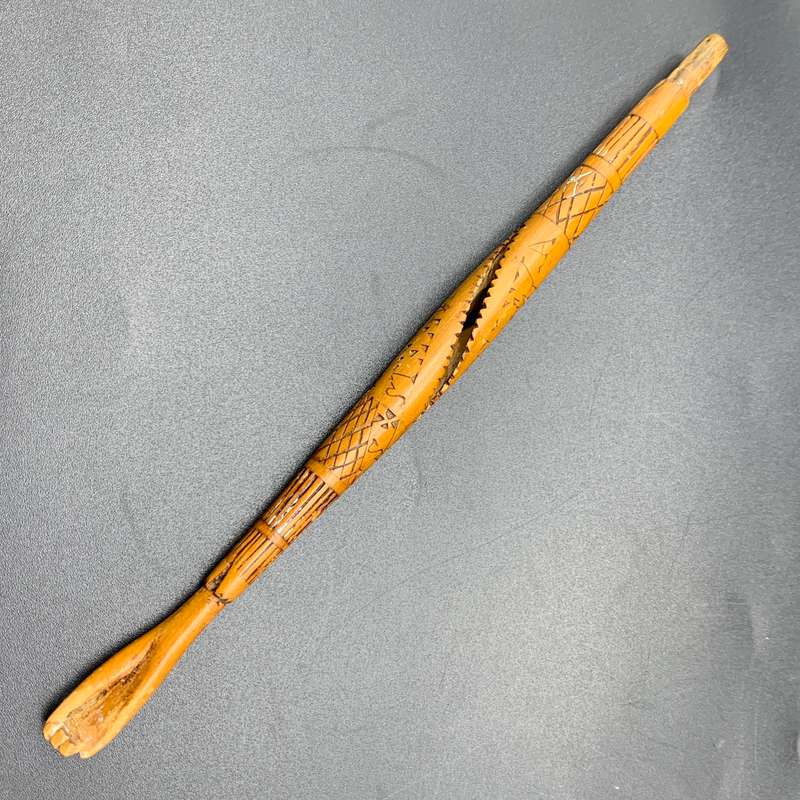 Boer War  P.O.W. 'St Helena 1901' Wooden Dip Pen (H.S. Steenvaart)