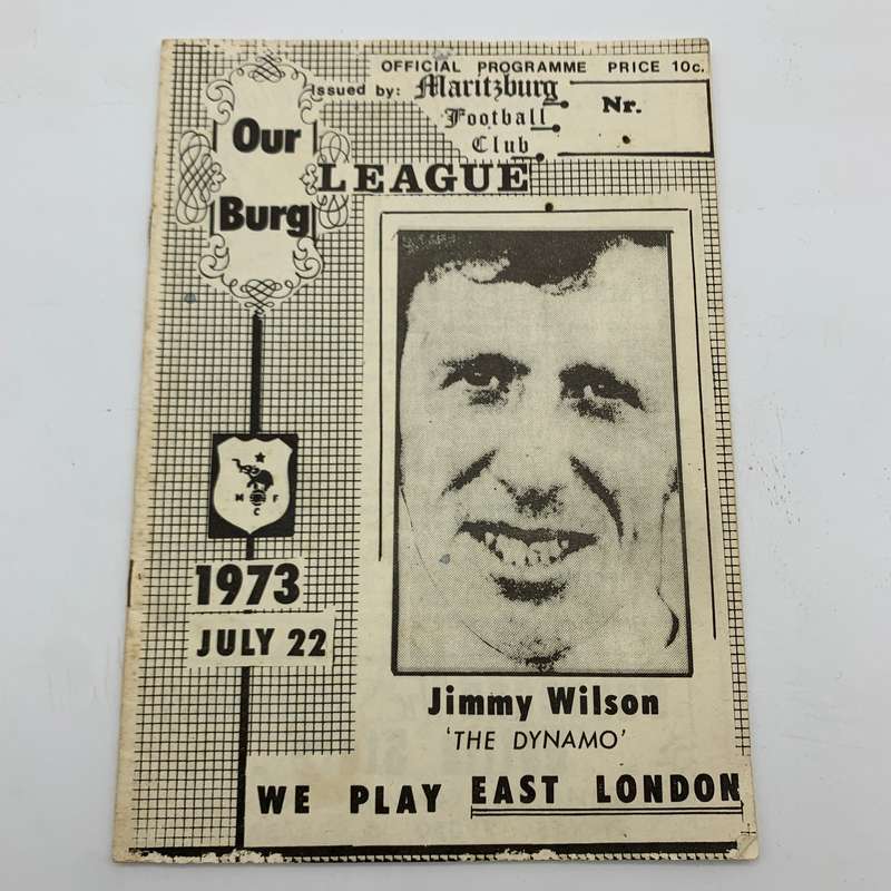 Soccer  1973 'Maritzburg F.C. vs East London United' Official Programme