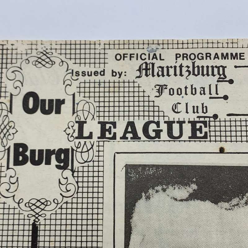 Soccer  1973 'Maritzburg F.C. vs East London United' Official Programme