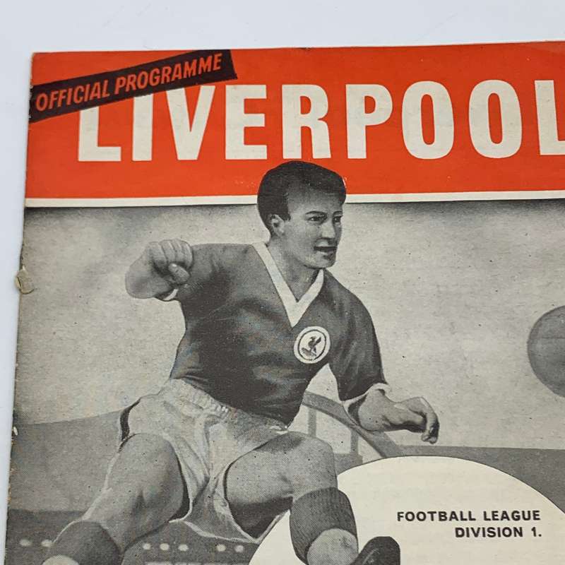 Soccer  '1963 Liverpool vs Sheffield Wednesday' Official Programme