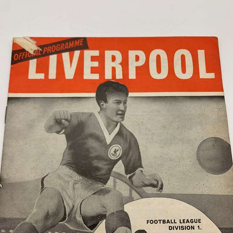 Soccer  '1963 Liverpool vs Burnley' Official Programme